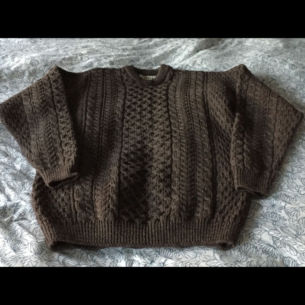 Men's Orvis Wool Fisherman's Sweater
